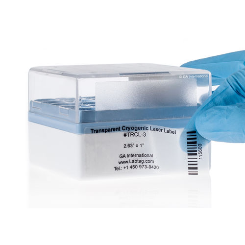 Этикетка для криогенных трубок - Cryo-LazrTAG™  - GA International - для микроцентрифужных пробирок / для ПЦР-трубок / для криогенных камер