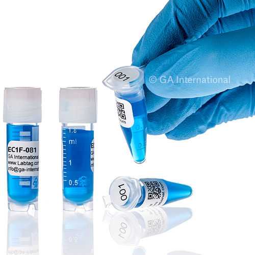 Этикетка для криогенных трубок - Cryo DTermo™ - GA International - для флаконов / для криогенных камер / для коробок для замораживания