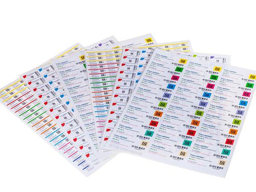 Этикетка для трубок - Inkjet Labels - GA International - для флаконов / для коробок для замораживания / глубокая заморозка