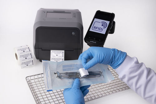 Этикетка для флаконов для хранения - RFID Steri-ThermoTAG™ - GA International - устойчивая к автоклавированию / RFID