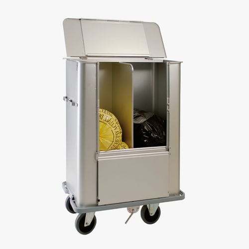 Контейнер для отходов - N203CC2S720PL - MECHIN - из алюминия / с отсеками