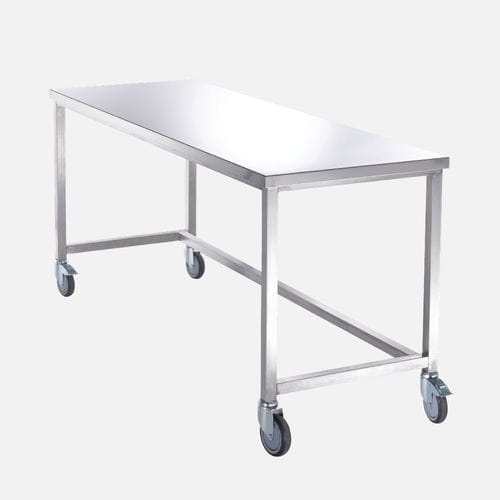 Рабочий стол - 191INOX - MECHIN - прямоугольный / на роликах / из нержавеющей стали