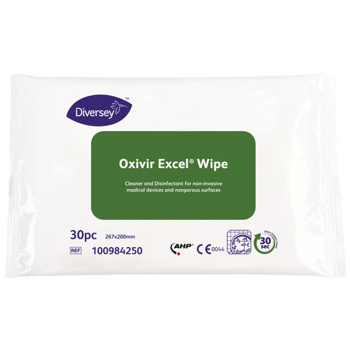 Очищающие салфетки для полов и поверхностей - OXIVIR EXCEL WIPES - DIVERSEY - 30 штук