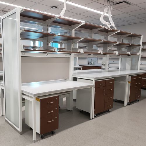 Лабораторный стол из нержавеющей стали - Optima™ 3100 - Mott Manufacturing - островной
