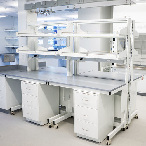 Мобильный лабораторный стол - Sigma Carts™ - Mott Manufacturing - с полками