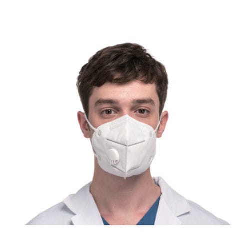 Маска FFP2 - Spro Medical Supplies - KN95 / из полипропилена / с клапаном выдоха