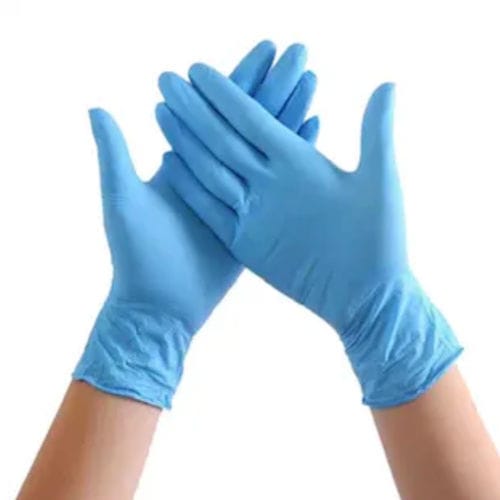 Нитриловая перчатка - BLUE - 5Star Medical - из латекса / для осмотра / амбидекстр