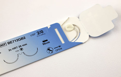 Шовный материал нерассасывающийся - BIOLENE - Bio Sud Medical Systems - для сердечно-сосудистой хирургии / для нейрохирургии / 5-0