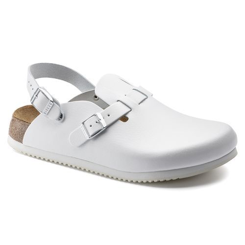 Медицинские сабо унисекс - Kay Soft Footbed - Birkenstock - моющееся / противоскользящее / белое
