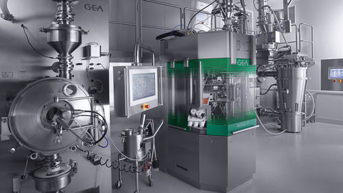 Гранулятор для фармацевтической промышленности - ConsiGma® GC Lines - GEA Tiromat Packaging - GEA Food Solutions Germany - пилотный / сушитель / с высоким сдвиговым усилием