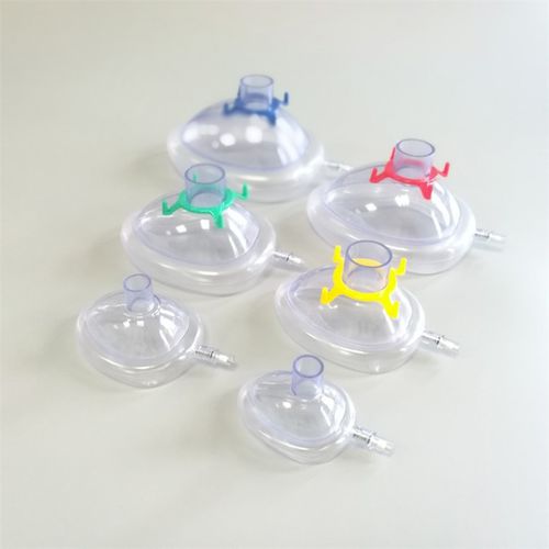 Маска для анестезии из ПВХ - PA1502 series - Hangzhou Formed Medical Devices - одноразового применения / прозрачная / с клапаном