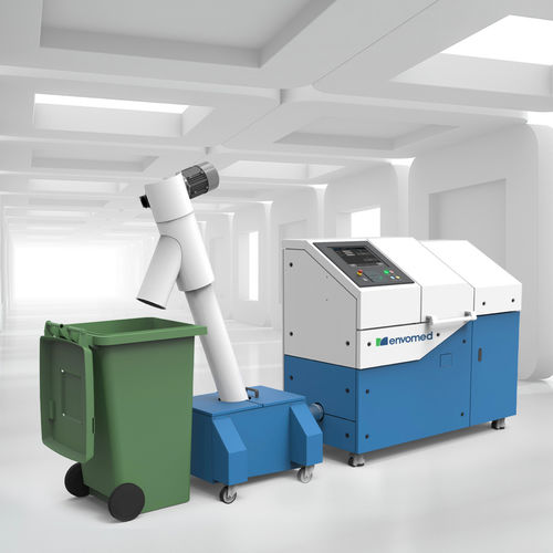 Медицинская система обработки отходов - 80 - Envomed by Maabarot Metal Works Ltd - непереносная / с измельчителем / с автоматической дезинфекцией