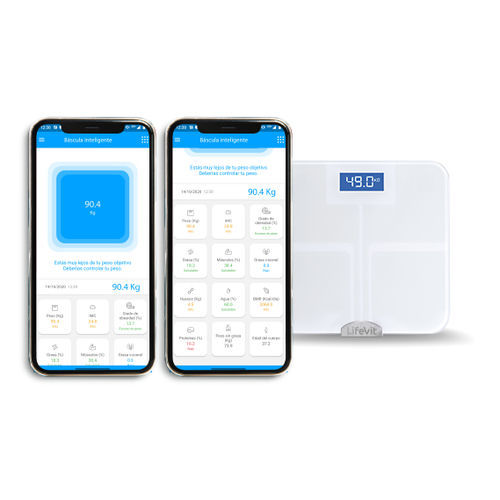 Приложение iOS для анализа композиционного состава организма - LifeVit - для мониторинга / для контроля / медицинское