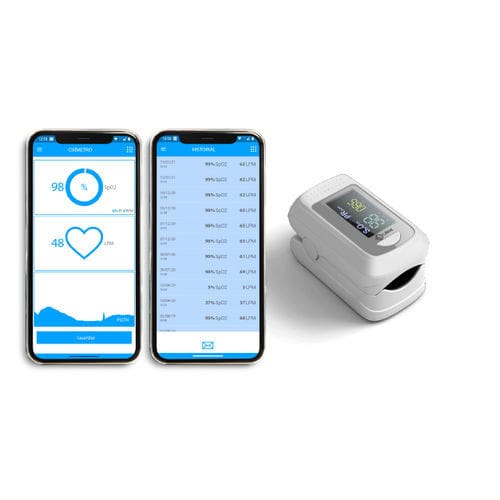 Приложение iOS для пульсового оксиметра - LifeVit - для мониторинга / для контроля / iOS