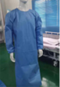 Хирургический халат унисекс - Panalex Medical - для одноразового применения / нетканый / синий