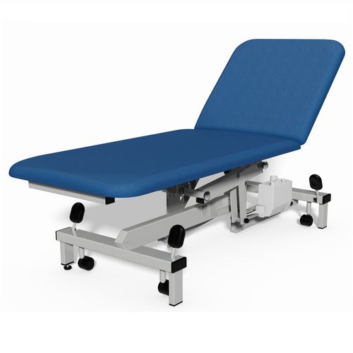Гидравлический диагностический стол - 502  - Plinth Medical - с регулируемой высотой / на роликах / с регулируемой спинкой