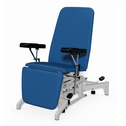 Электрическое кресло для забора крови - 93BT - Plinth Medical - 3 секции / на роликах / Тренделенбург