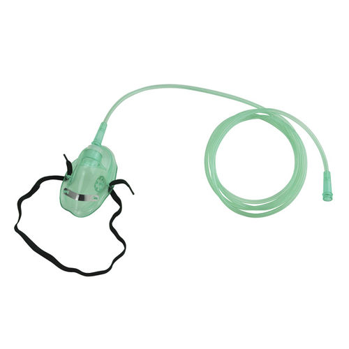 Кислородная маска для носа - A018108 - Tonglu Fuke Medical Instrument - из ПВХ / прозрачная / регулируемая