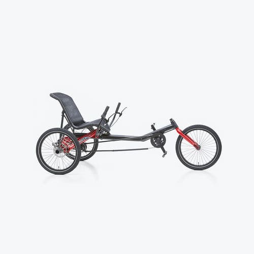 Лежачий трехколесный велосипед с педалями - TRIGO NEXUS - Hase Bikes - для взрослых / складной