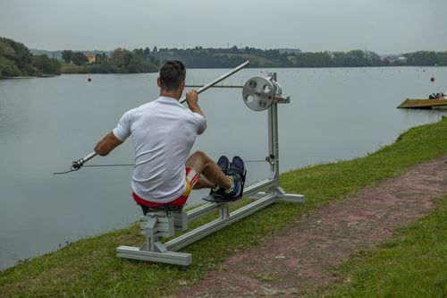 Гребной тренажер с центральным тяговым усилием - RSP KAYAK  - RSP Inercial performance - стандартный