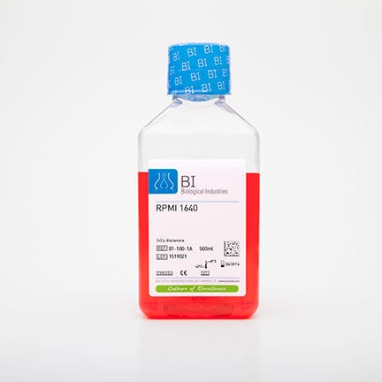 Реактив среда RPMI 1640 - 01-100-1A	 - Biological Industries - сыворотки / для клеточной культуры / жидкость