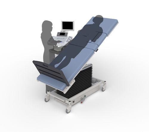 Диагностический стол для ультразвуковых исследований - VasScan Table™ X  - Echo and Vascular Table - MPI - Medical Positioning - бариатрический / электрический / с регулируемой высотой