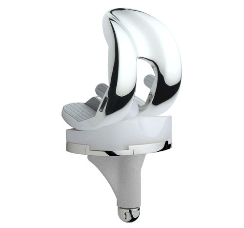 Коленный протез с 3 отсеками - ANATOMIC® - Amplitude Surgical - со скольжением, с задней стабилизацией / с фиксированным вкладышем / с цементом или без цемента