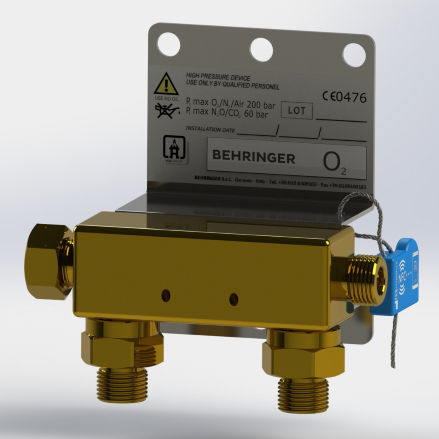 Манифольд для медицинских газов - HS09 Series - BEHRINGER - высокого давления