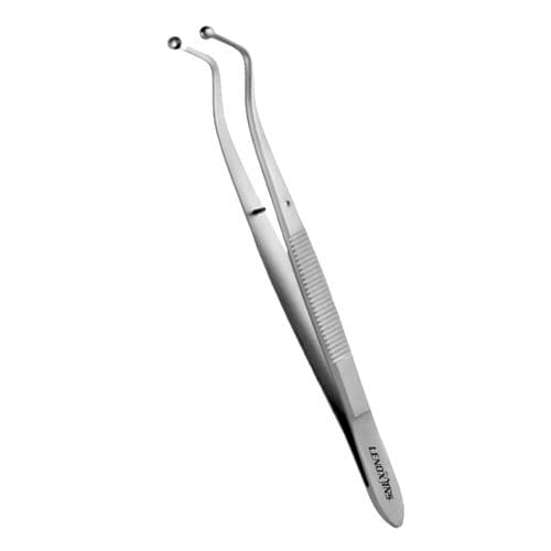 Хирургический стоматологический пинцет - LD13-107 - Lenox Instrumentation - изогнутый