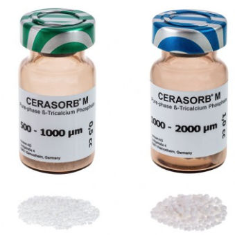 Синтетический костный заменитель - Cerasorb® M - Curasan - для ортопедической хирургии / гранулированный