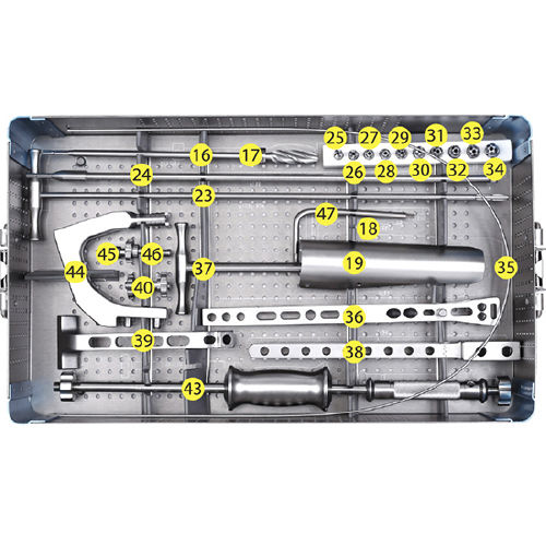 Комплект инструментов для перелома большеберцовой кости - 1200-08 - Orthopromed