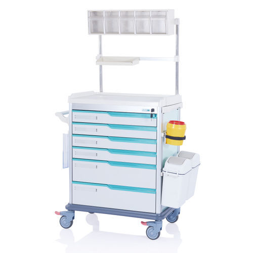 Медицинская тележка - W3714 - Sichuan Yufeng Medical Equipment Co., Ltd. - для анестезии / для инструментов / для медицинских приборов