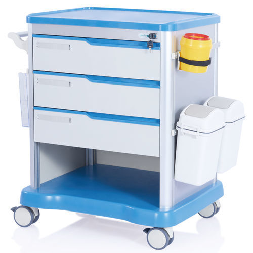 Медицинская тележка - W3707 - Sichuan Yufeng Medical Equipment Co., Ltd. - для общего применения / мусорный контейнер / для медицинского ухода