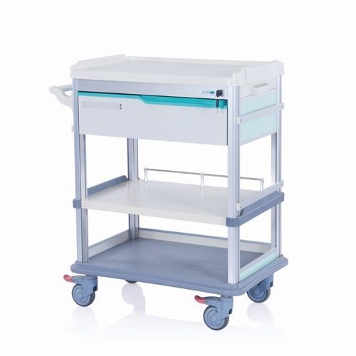 Медицинская тележка - W3903 - Sichuan Yufeng Medical Equipment Co., Ltd. - для больниц / для общего применения / мусорный контейнер