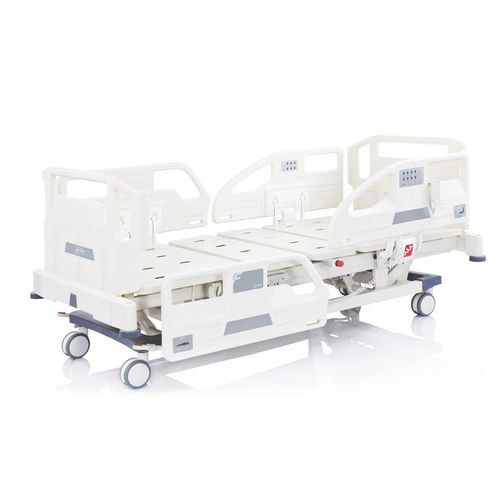Кровать для больниц - E4301 - Sichuan Yufeng Medical Equipment Co., Ltd. - электрическая / с регулируемой высотой / на роликах