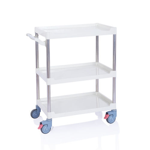 Медицинская тележка - W3931 - Sichuan Yufeng Medical Equipment Co., Ltd. - с полкой / мобильная