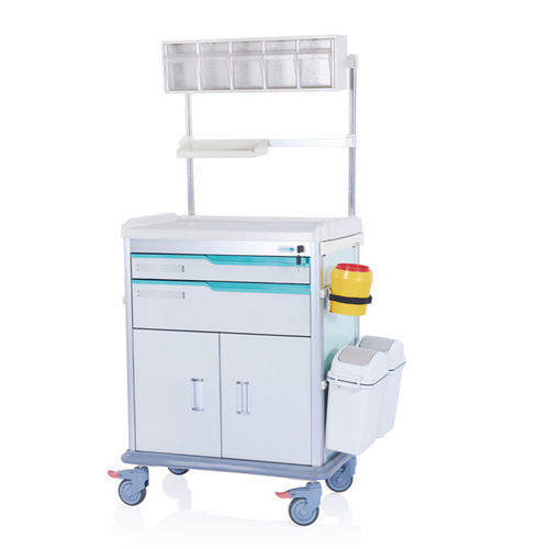 Тележка для анестезии - W3715 - Sichuan Yufeng Medical Equipment Co., Ltd. - для хранения / для домашнего хозяйства / из пластика