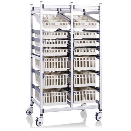 Модульный стеллаж - P2604 - Sichuan Yufeng Medical Equipment Co., Ltd. - для корзины / для стерилизации / из алюминия