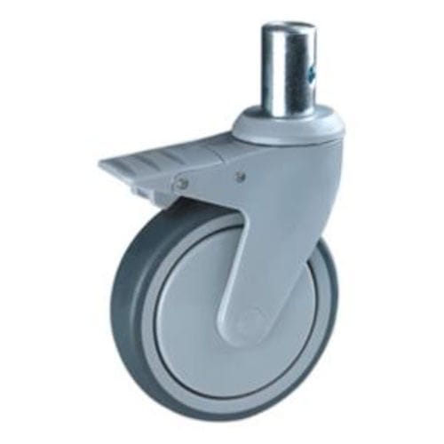 Колесо для медицинской тележки - P93GSB-4 - Xinchen Caster Wheels - для больничной кровати / для носилок / с тормозом