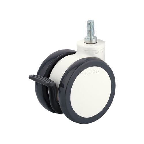Колесо для медицинской тележки - H322-4T075UNB/N - Haion Caster - для больничной кровати / поворотный / с тормозом