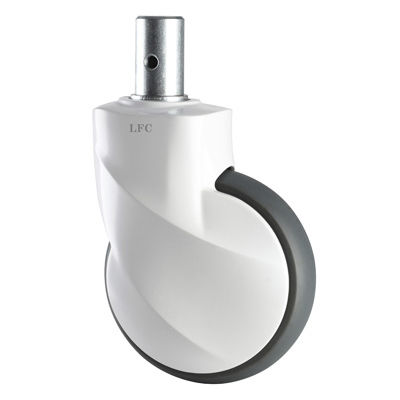 Колесо для больничной кровати - E201-Y - Longfen Caster - из полипропилена / из нержавеющей стали / поворотный