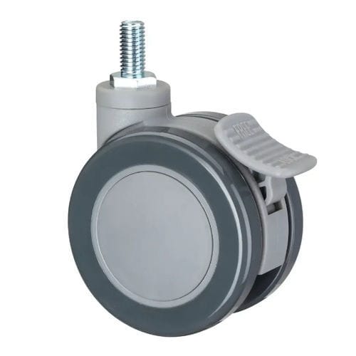 Колесо для медицинской тележки - M422 series - Longfen Caster - для больничной кровати / с тормозом / из полиуретана