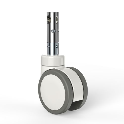 Колесо для больничной кровати - T08PUP100D05A - TKS Casters - из полиуретана / поворотный