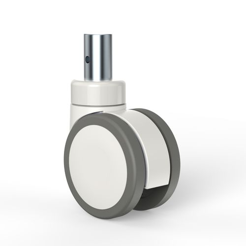 Колесо для больничной кровати - T08PUP100D04B - TKS Casters - из полиуретана / поворотный