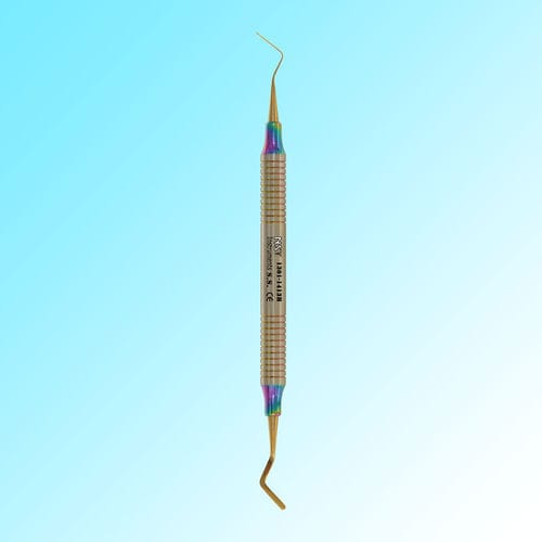 Гладилка для стоматологического композитного материала - 1301-1413 - New Surgical Instruments Co. - двойная / из нержавеющей стали / Heidemann