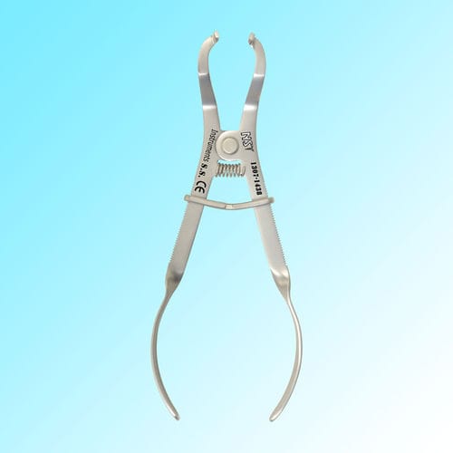 Зажим для стоматологии - 1307-1438 - New Surgical Instruments Co. - для ортодонтии / захватывающий / многоразовый