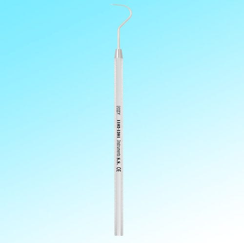 Стоматологический зонд для диагностики - 1102-1301 - New Surgical Instruments Co. - простой / из нержавеющей стали