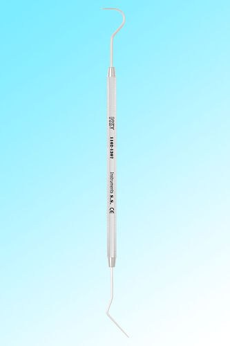 Стоматологический зонд для диагностики - 1102-1307 - New Surgical Instruments Co. - двойной / из нержавеющей стали