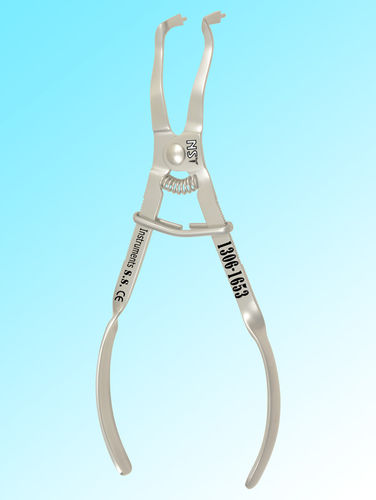 Зажим для стоматологии - 1306-1653 - New Surgical Instruments Co. - для ортодонтии / захватывающий / с зажимом
