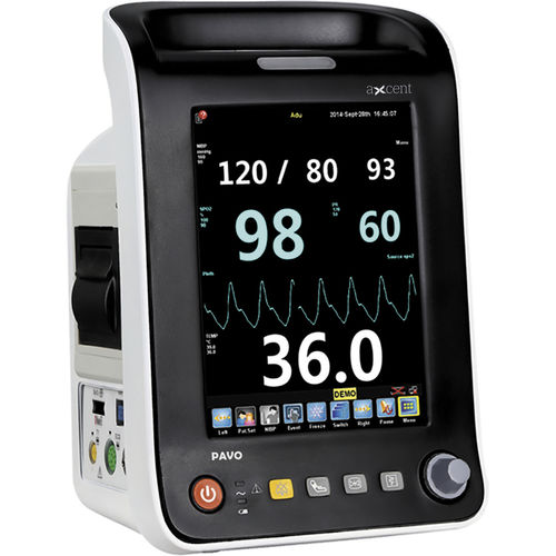 Переносной монитор контроля жизненных функций - PAVO - aXcent medical - TEMP / для ЭКГ / NIBP